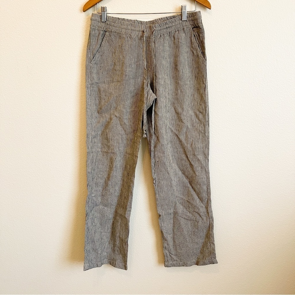Allen Allen Linen Wide Leg Pants